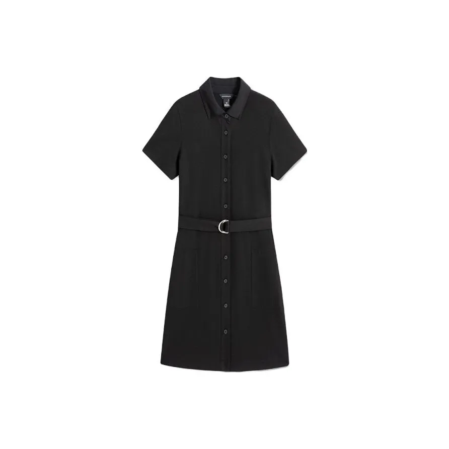 CLUB MONACO Short-Sleeved Dresses Women's Black