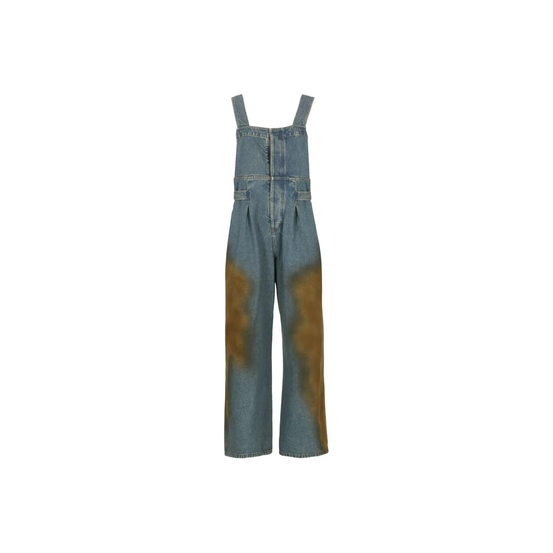 UMA WANG Abstract pattern Print Dungarees