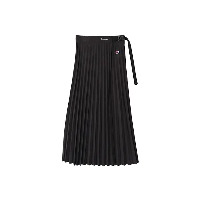 Champion Длинная Юбка Японская версия Черная