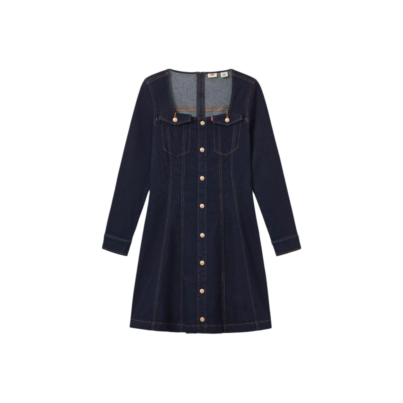 Levi's Long Sleeved Dresses Women's Navy Blue