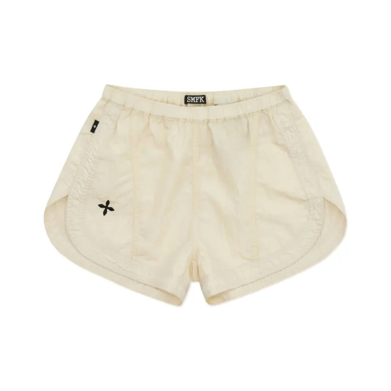 SMFK Молоко Белый Женский Повседневный Шорты