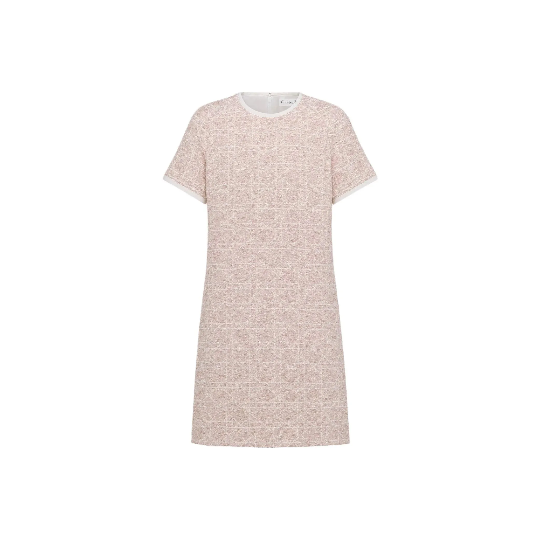 DIOR SS25 Short Sleeved Dress Women's Pink