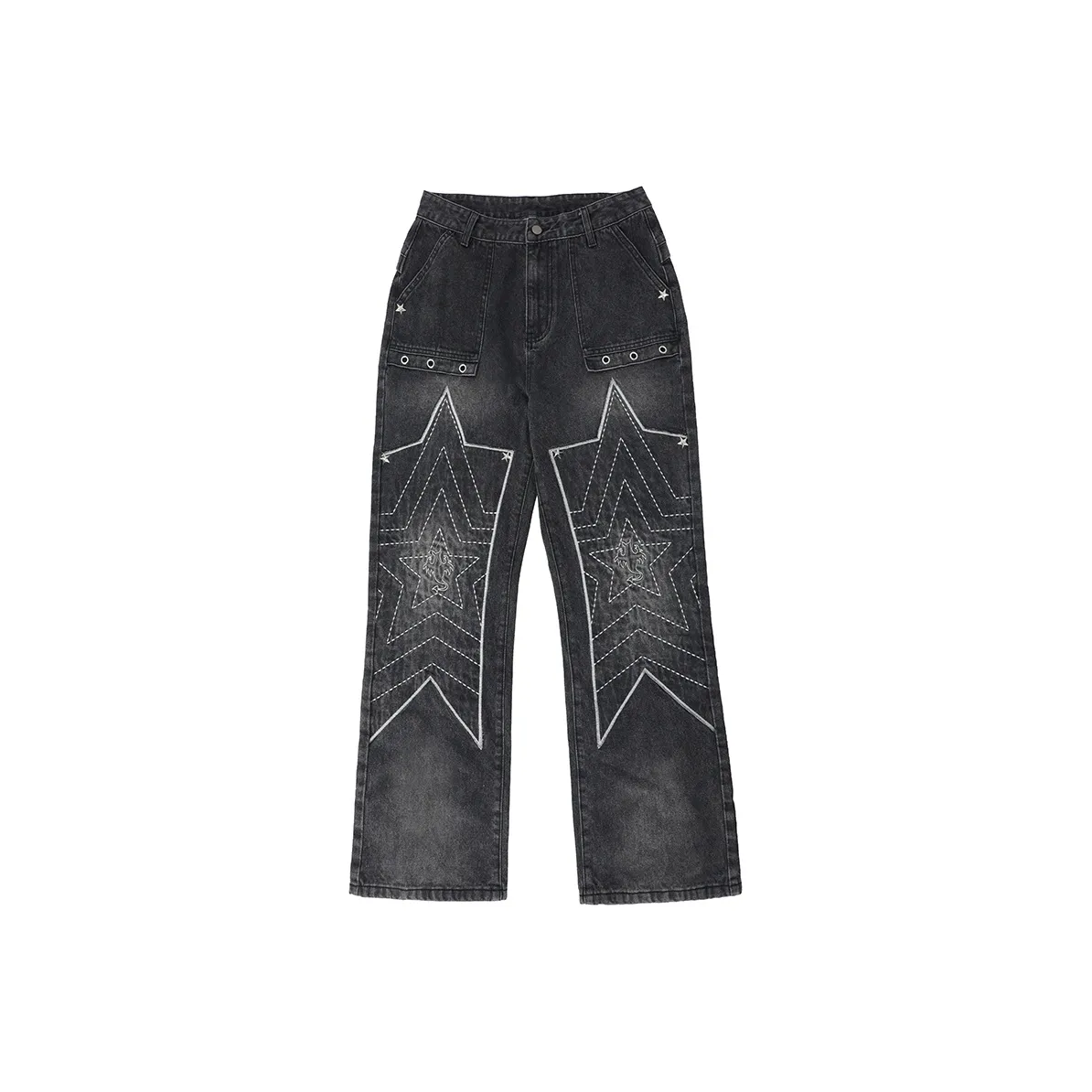 LBPC Черные Унисекс Джинсы