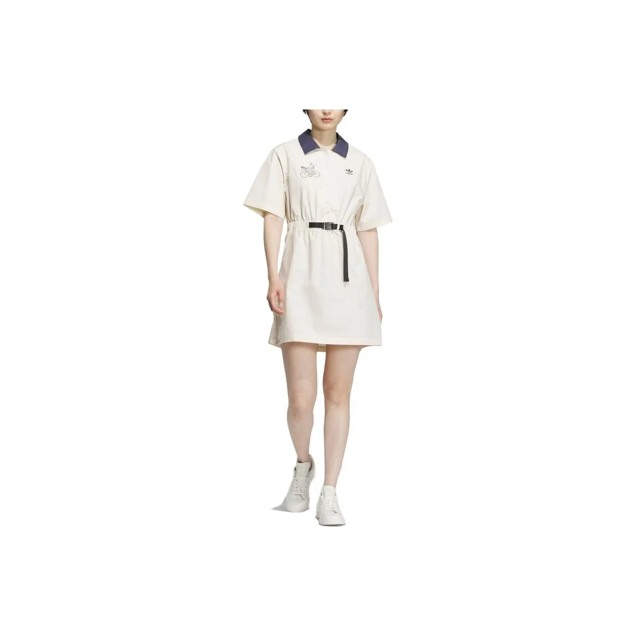 Adidas Originals x NAGABA Short Sleeved Dresses Women's Wonder White