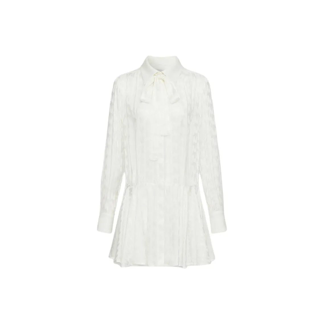 MSGM FW24 Long-Sleeved Dresses Women's Cream