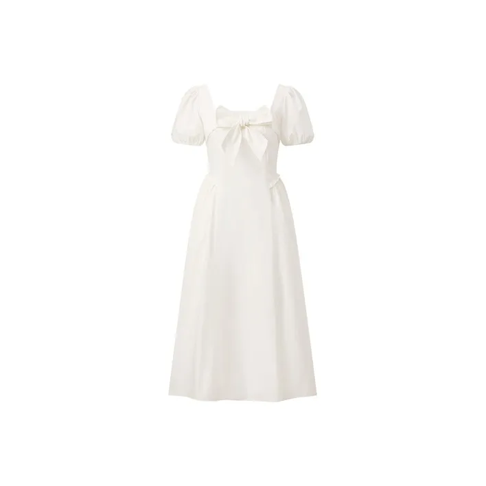 LEDIN Short Sleeved Dress Women's White