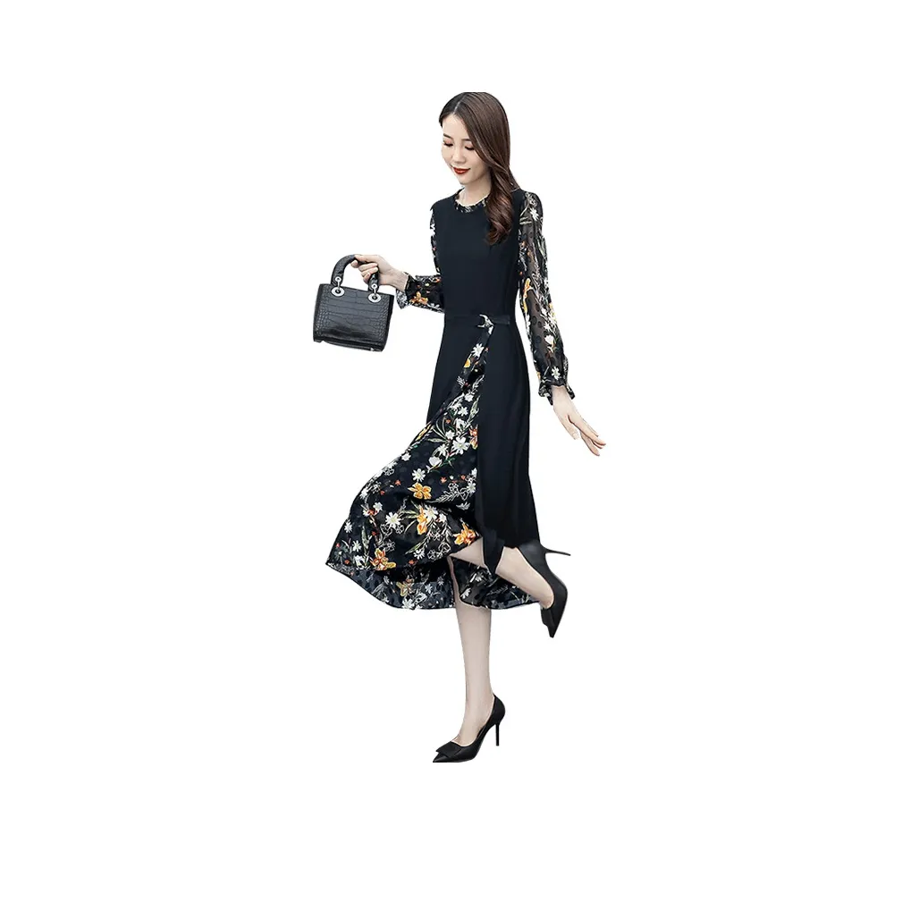 Cypress House Long-Sleeved Dresses Women's Black