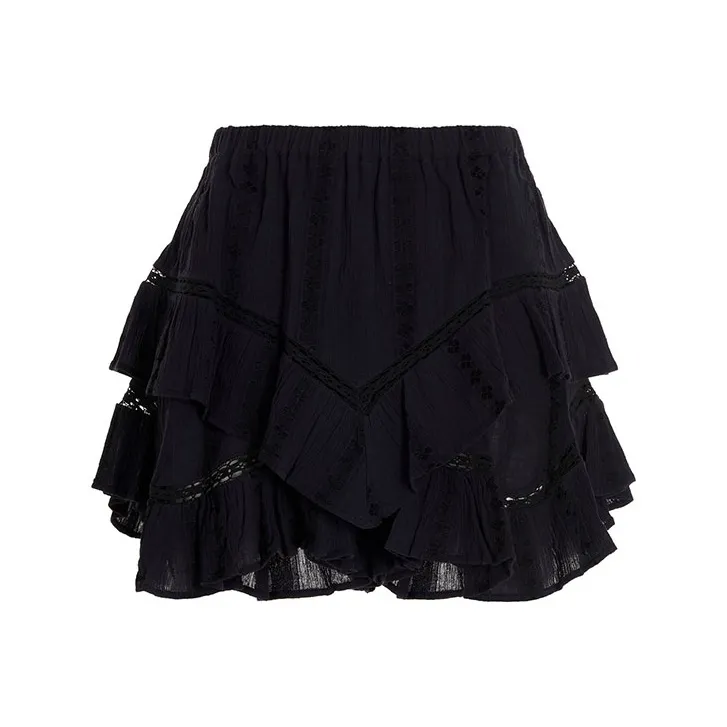 ISABEL MARANT Casual Short Skirts Women's Black