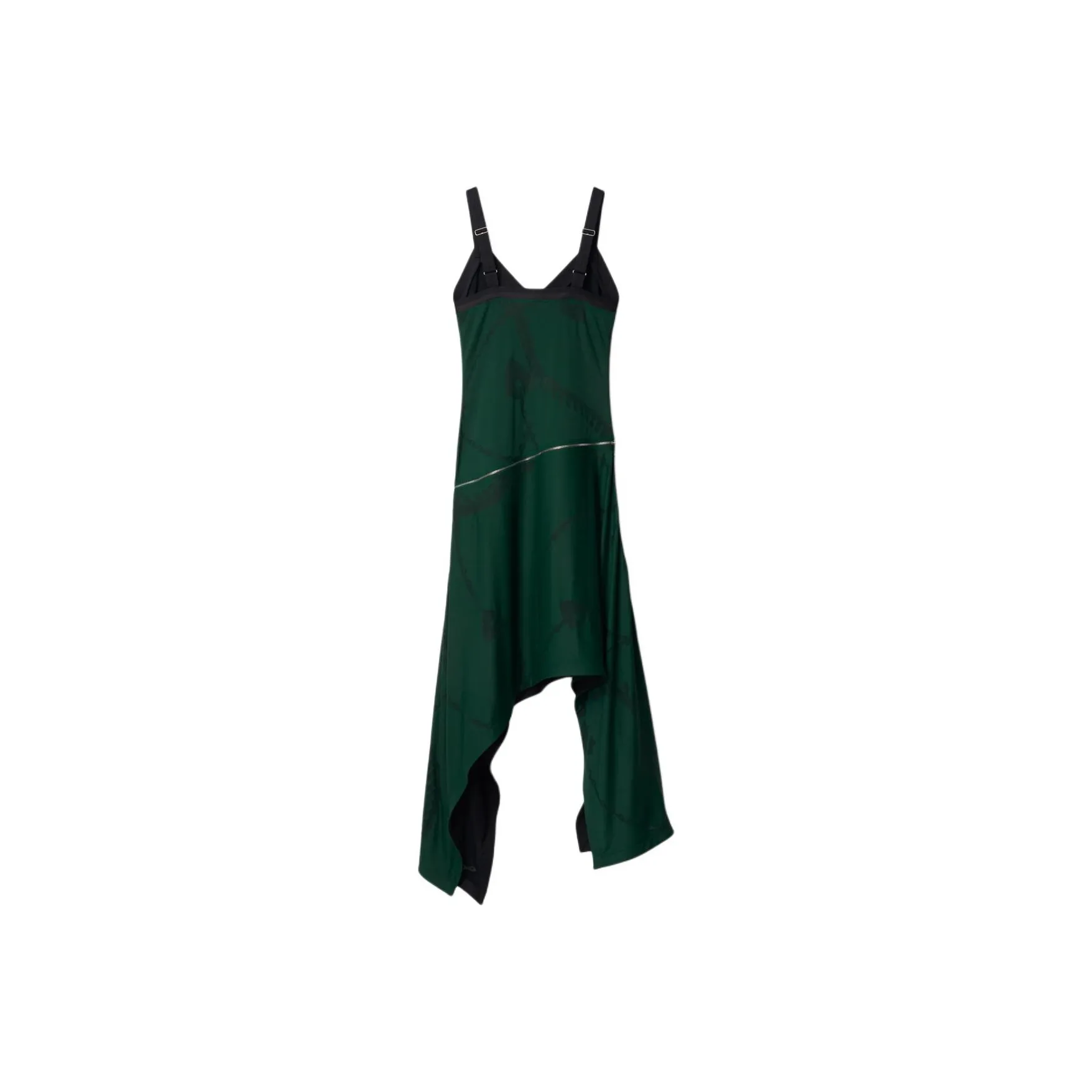 Burberry Shield Hardware Asymmetric Midi Dress