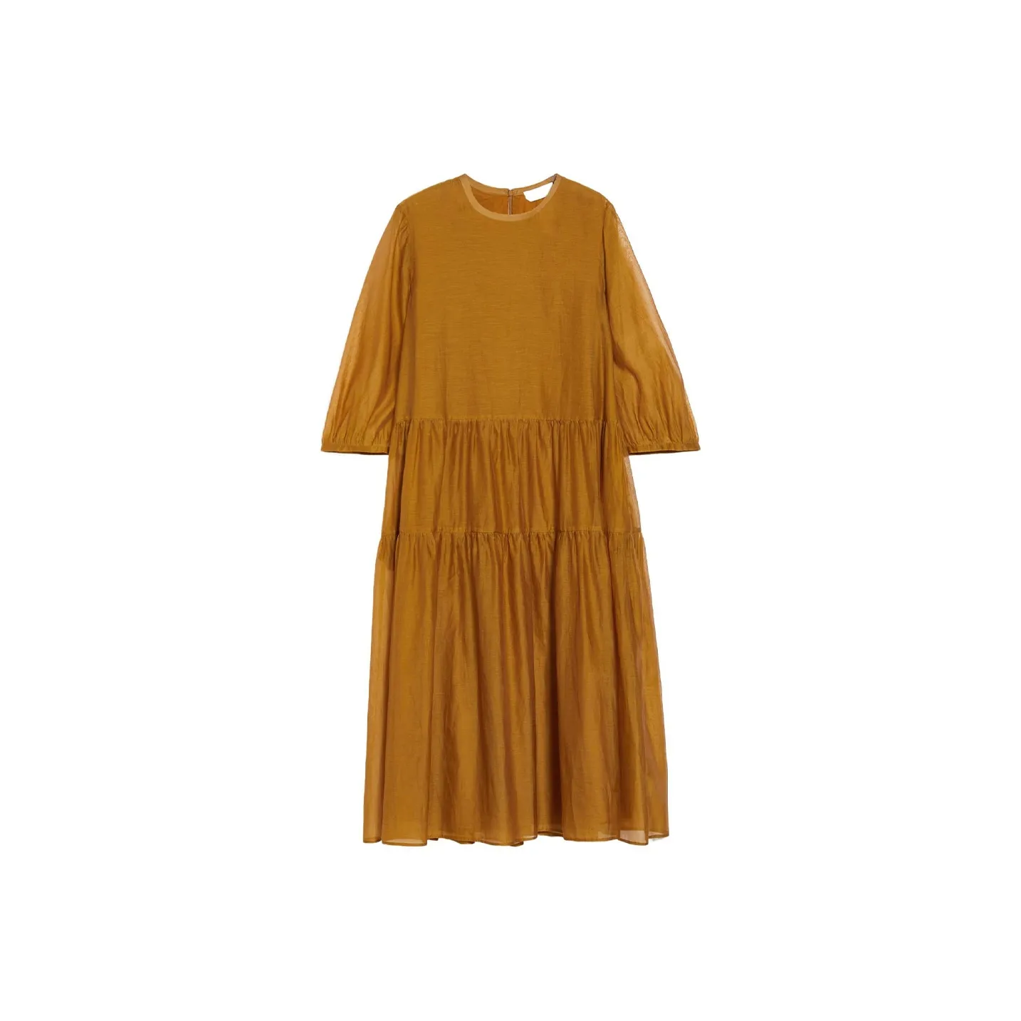 MaxMara Long Sleeved Dress Women's Gold