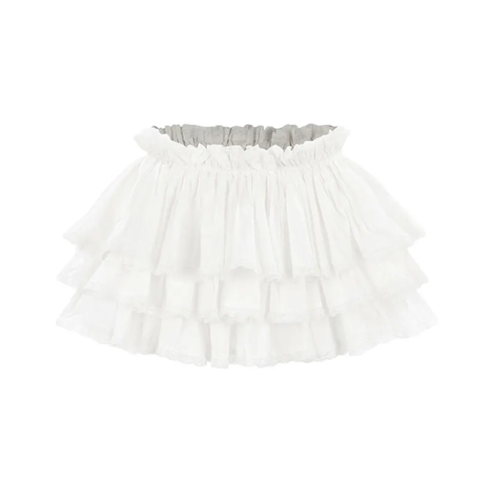 Selkie Коллекция SS24 Повседневные шорты Женские Айвори Белый