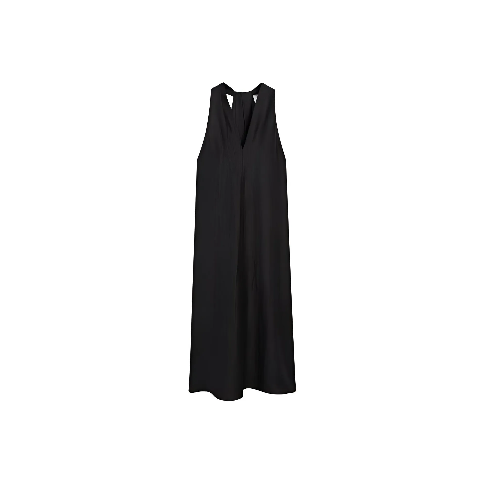 Massimo Dutti Sleeveless Dress Women's Black