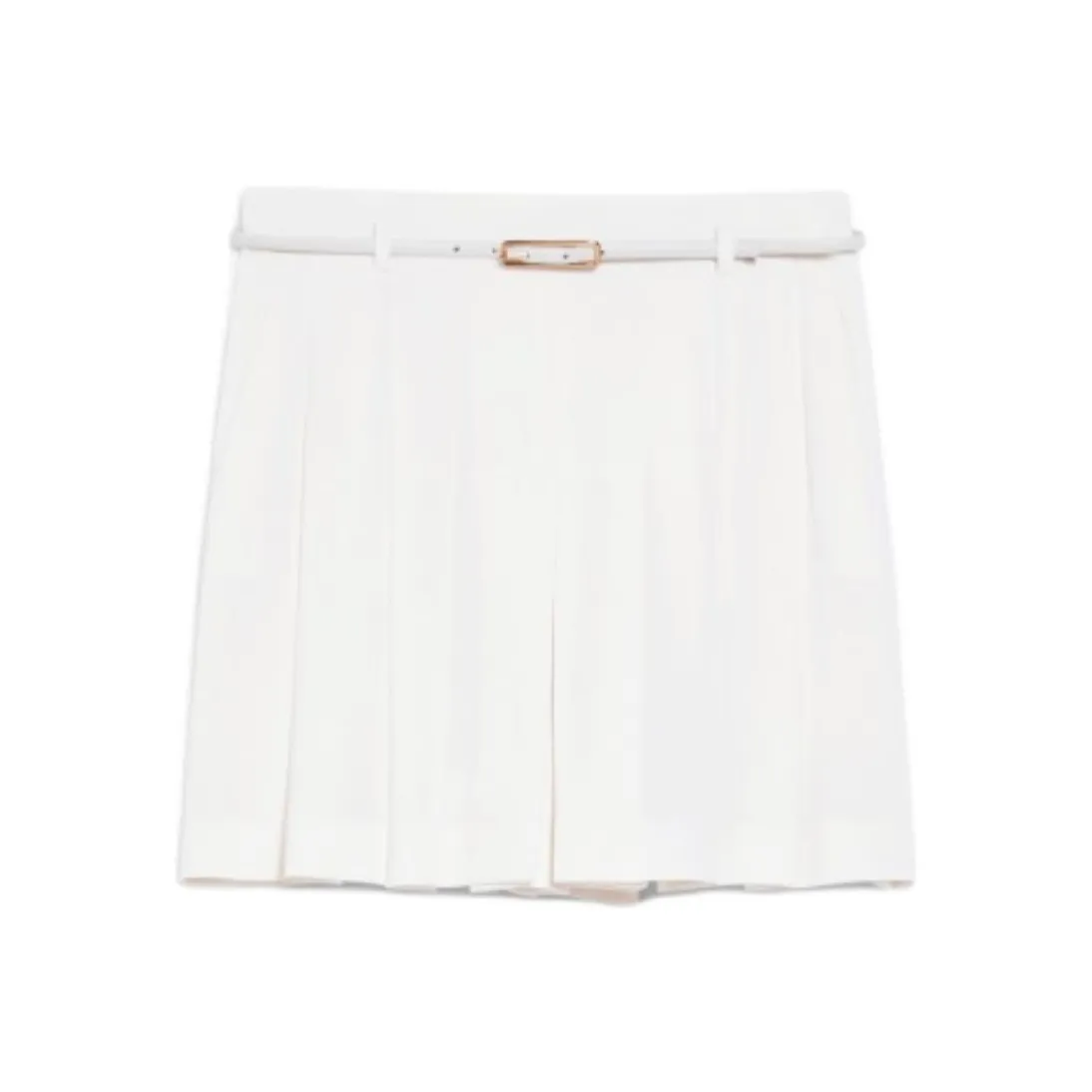 MaxMara Studio Abilita Collection Cady Culottes Casual Shorts Women's White