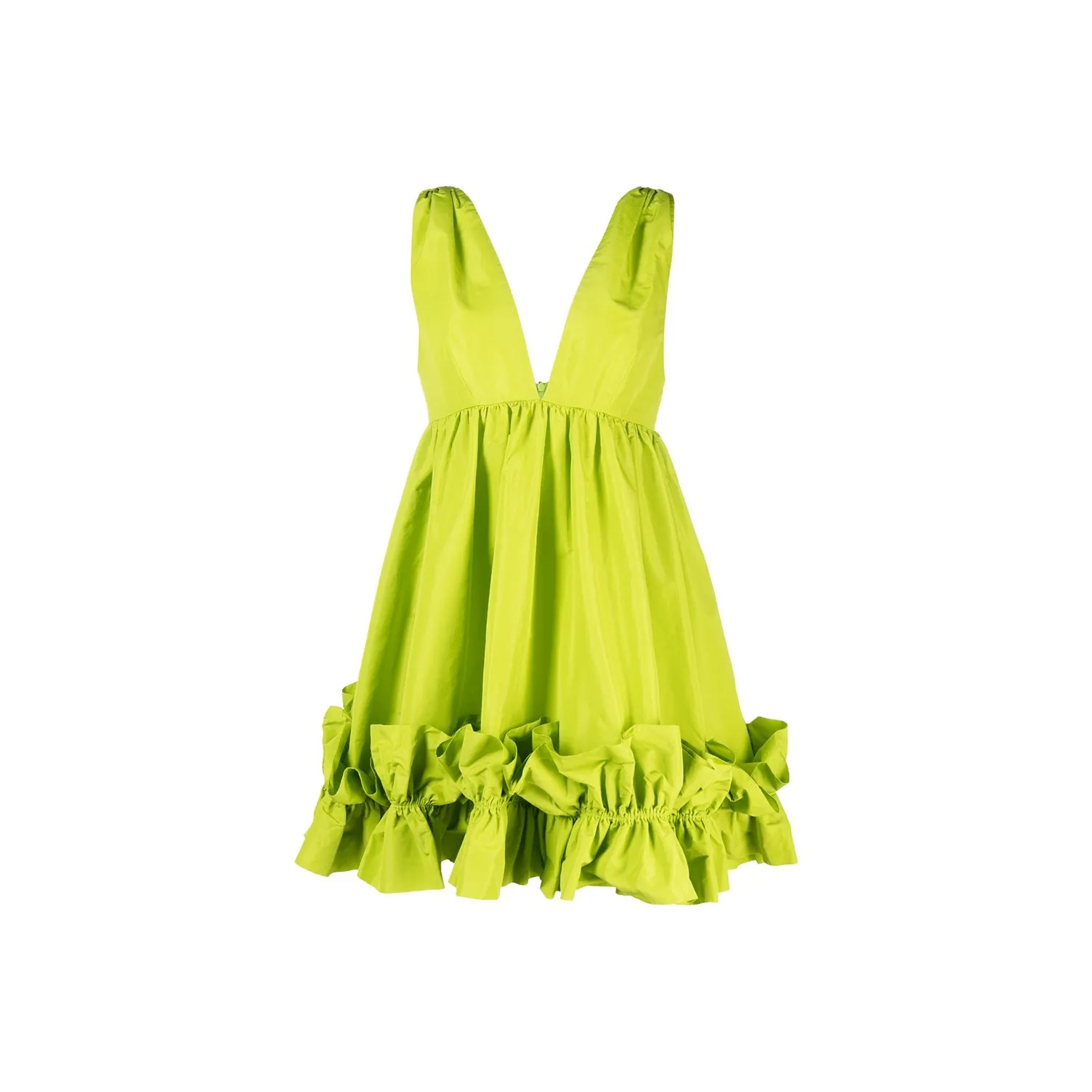 PINKO Без рукавов Платье Женское Желтый Зеленый