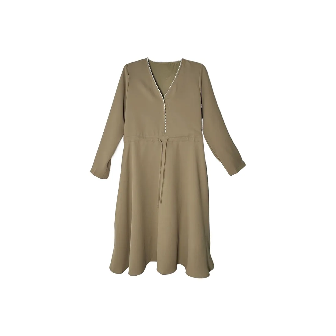 Icicofficial Длинное платье с длинными рукавами женское