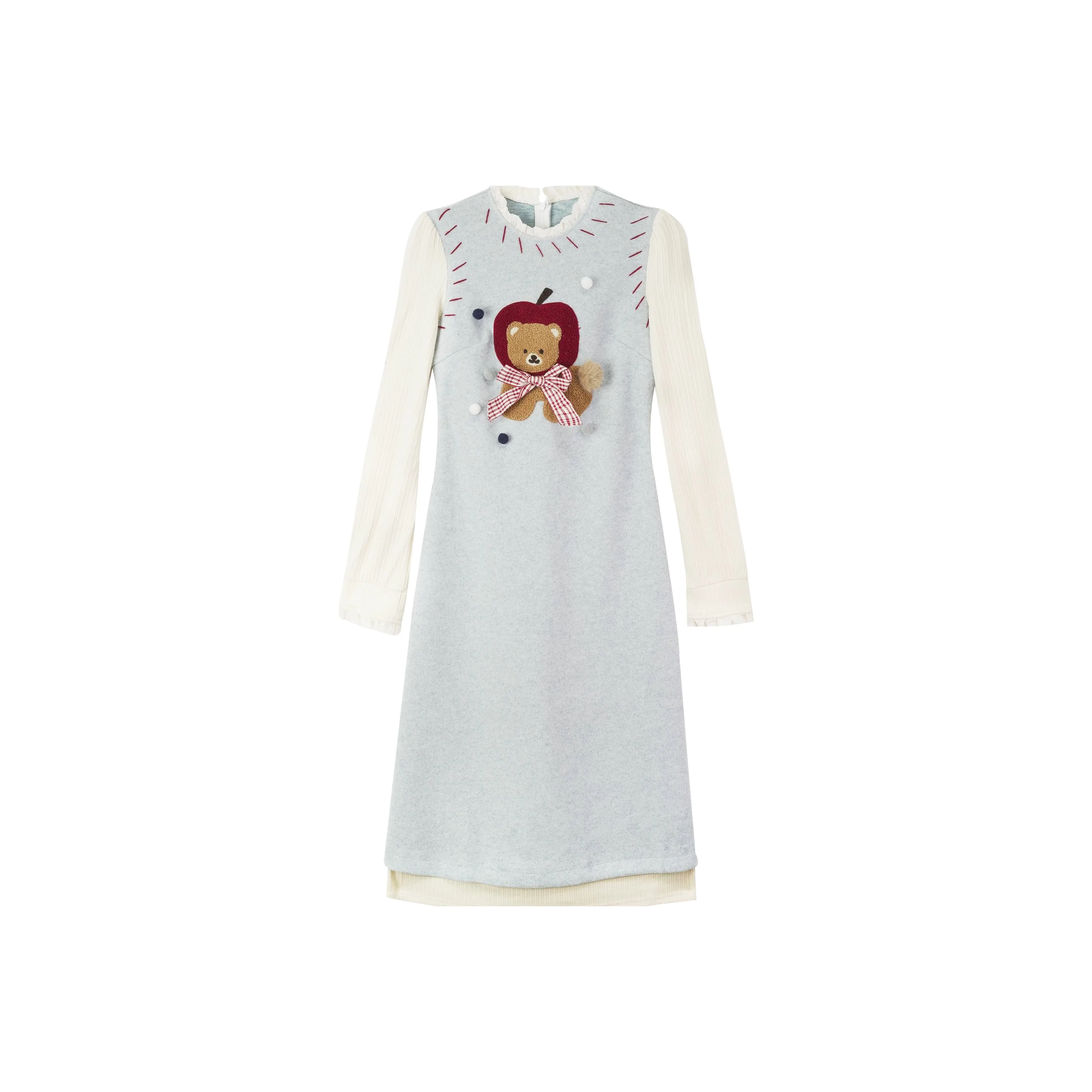 FABRIC PIG Длинное платье с длинными рукавами женское