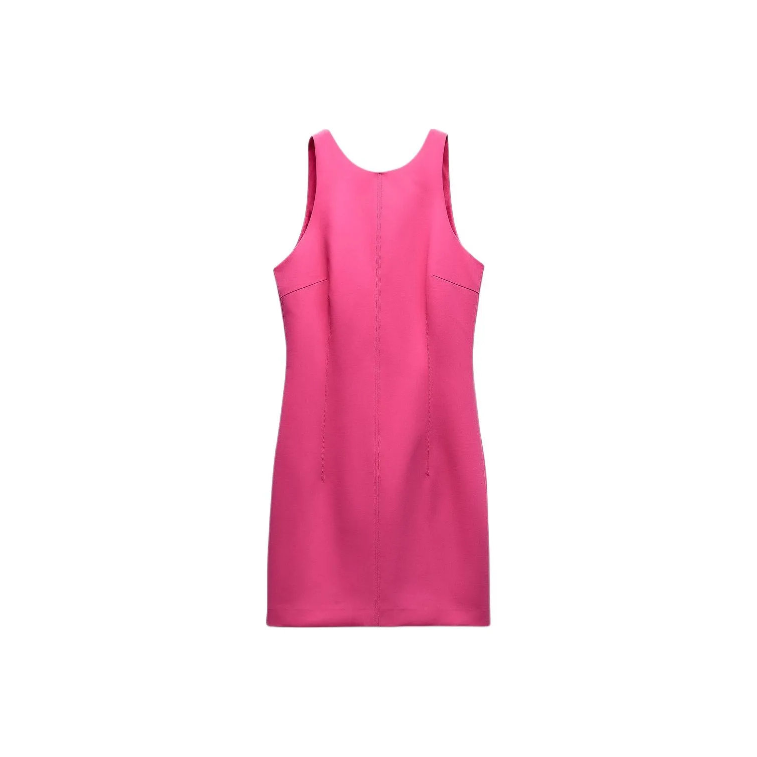 ZARA Sleeveless Dress Women's Dark Purple Red