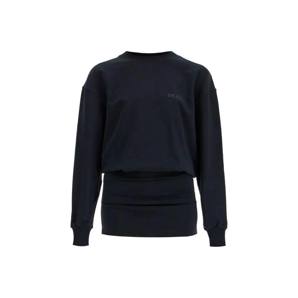 The Attico Logo Detailed Sweatshirt Dress