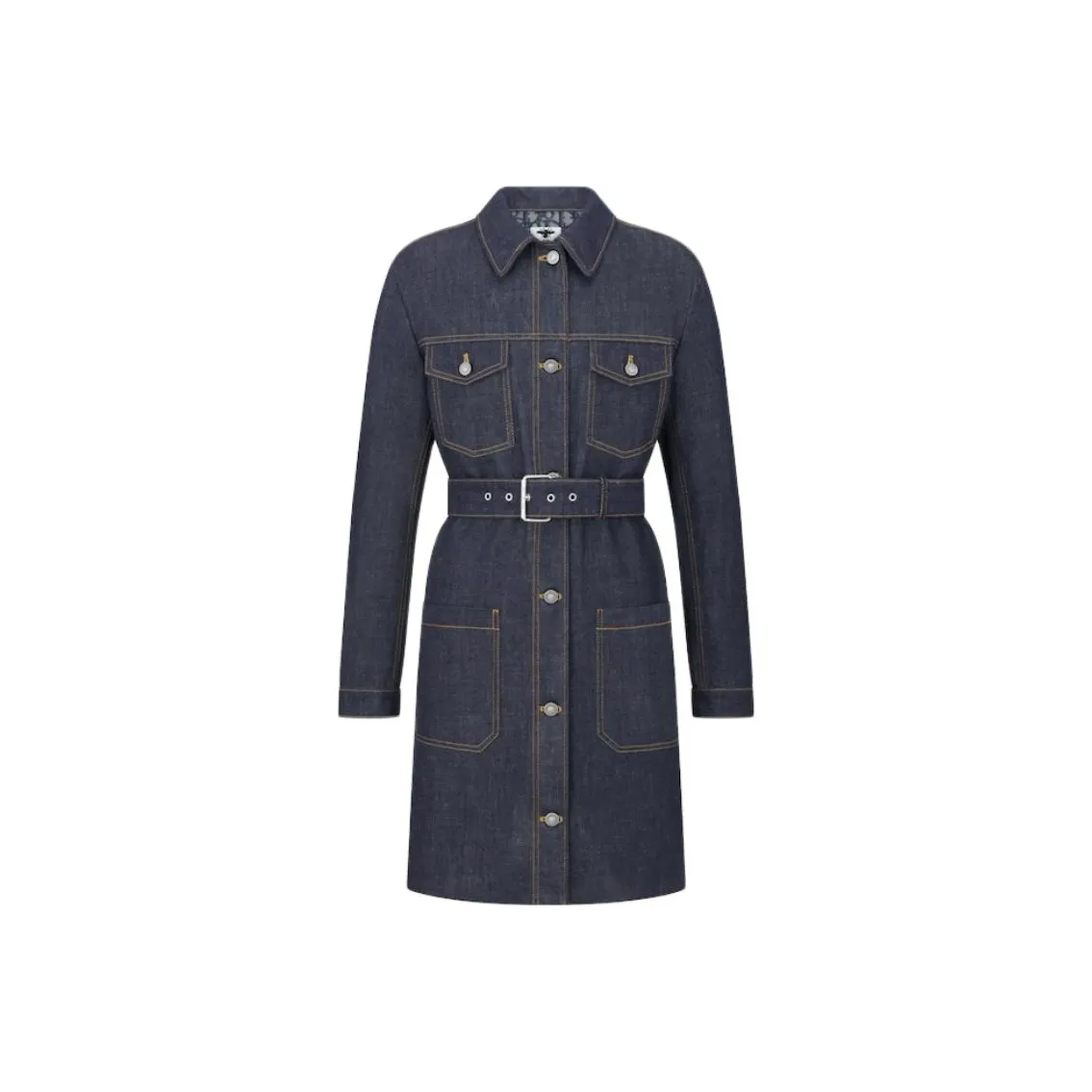 DIOR Long Sleeved Dresses Women's Blue