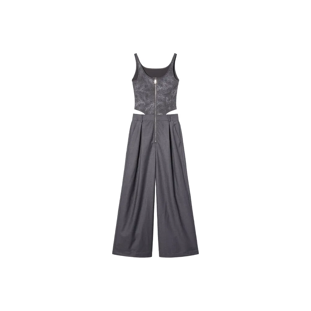 LA CRAWFISH Jumpsuit Women's Dark Gray