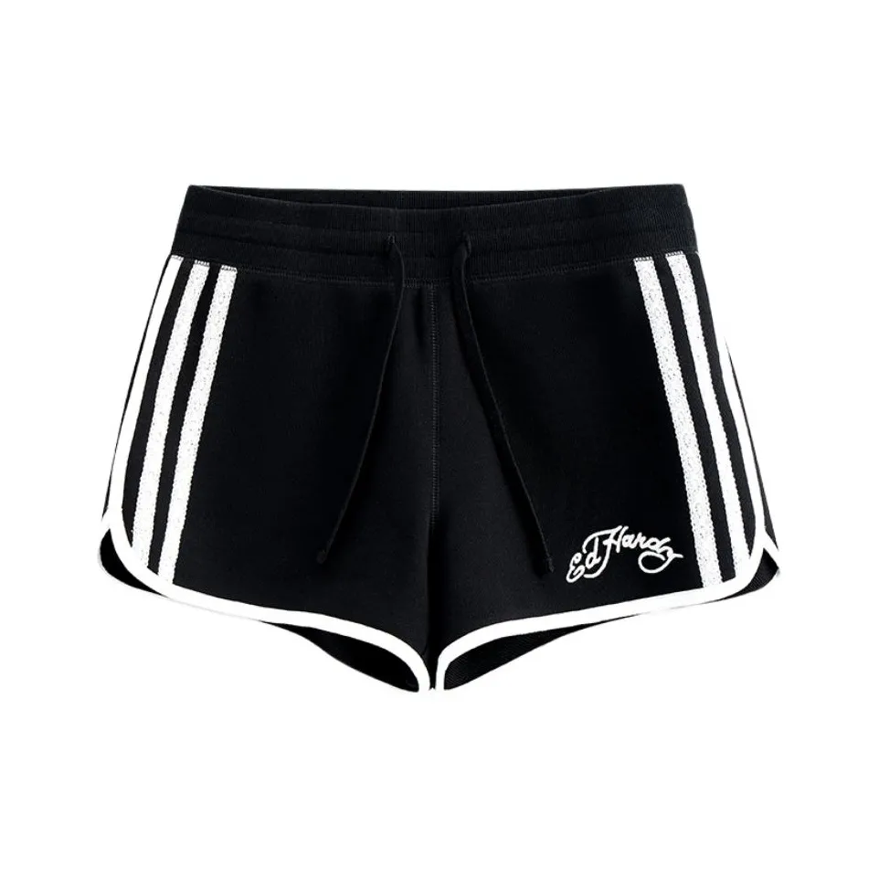 Ed Hardy Повседневные шорты Женские Черные