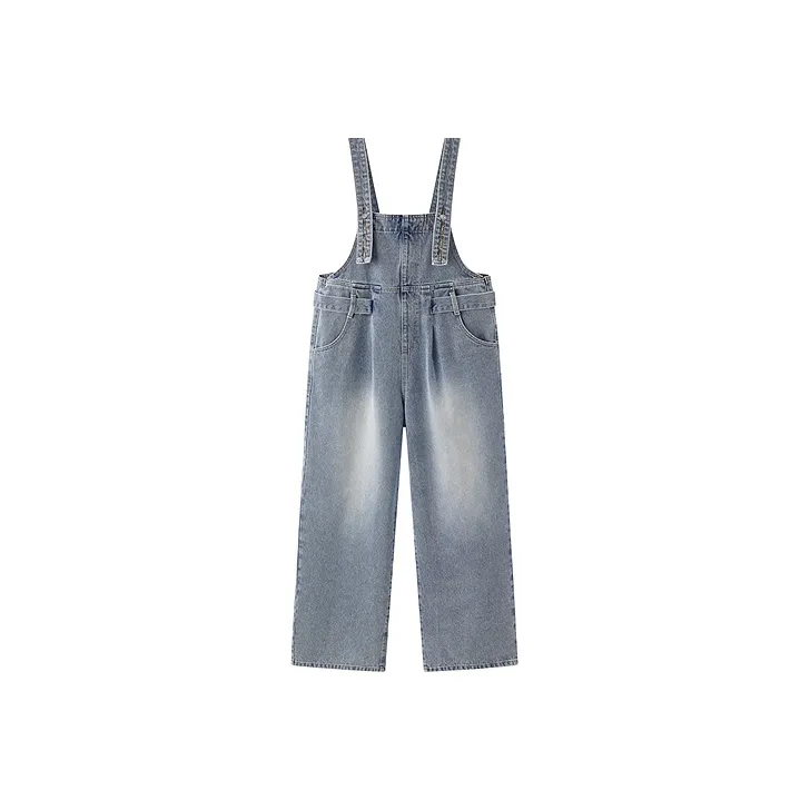 LEDIN Overalls Women's Light Denim Blue