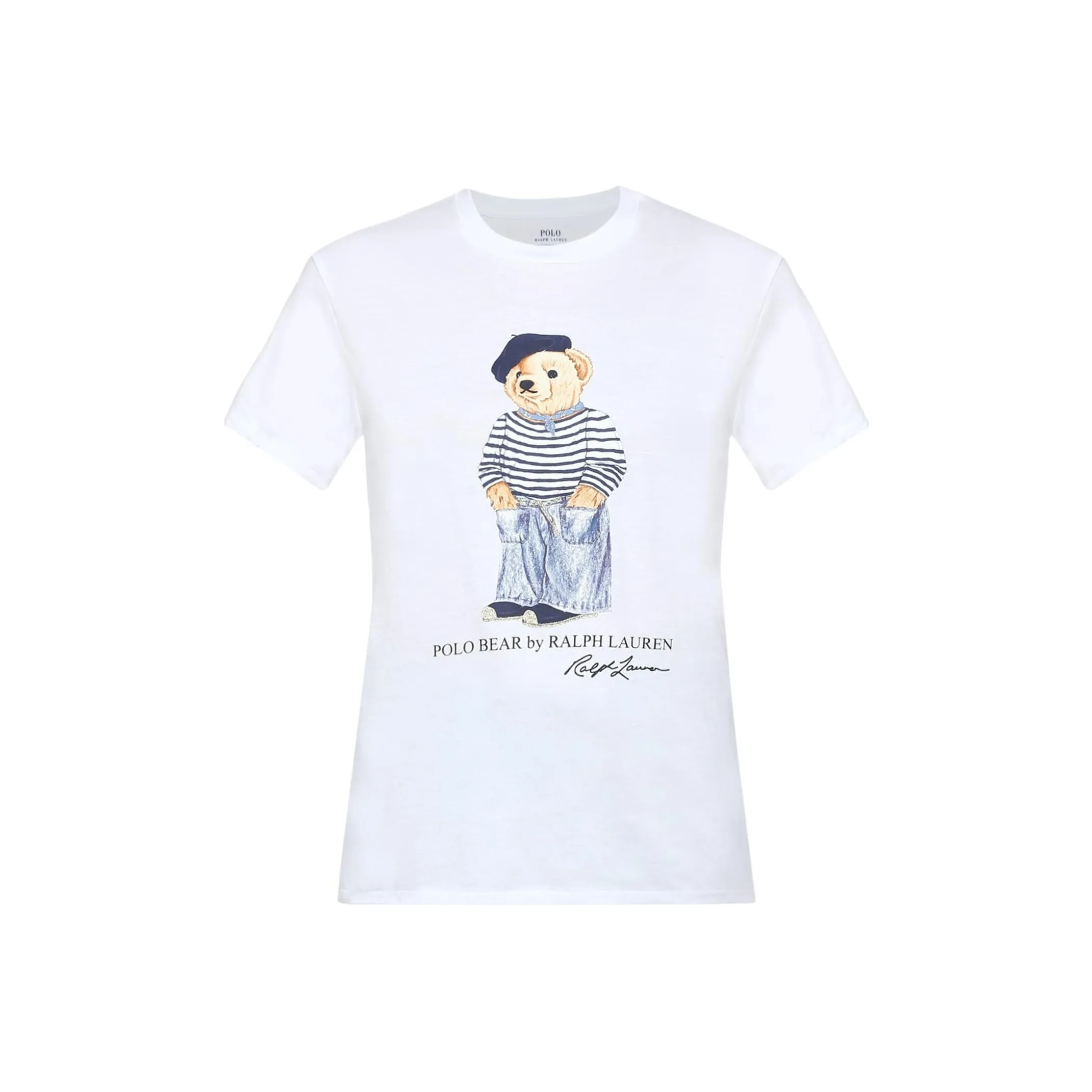 Polo Ralph Lauren Стандартная футболка белый цвет для женщин