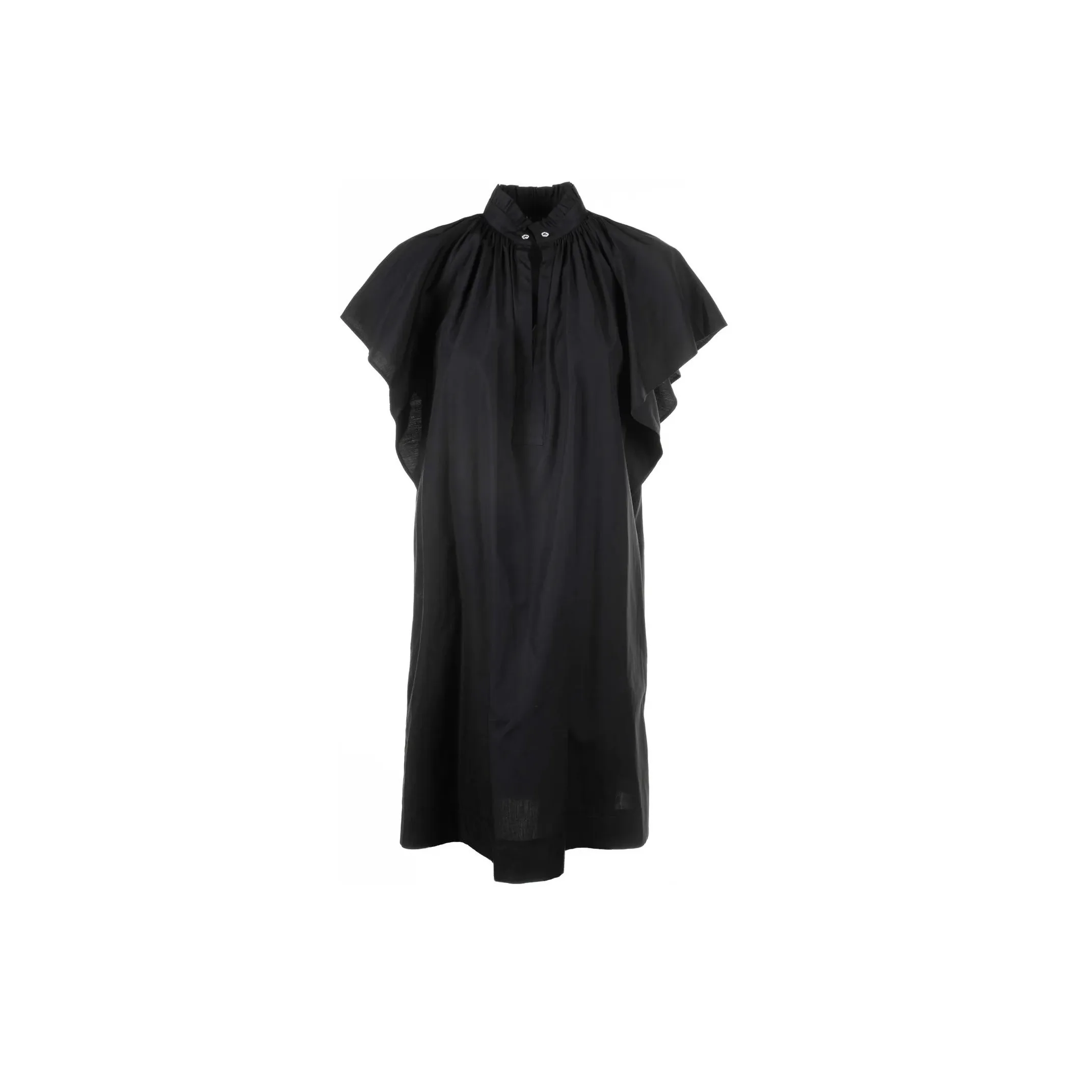 MaxMara Ruffled Short Sleeved Dress