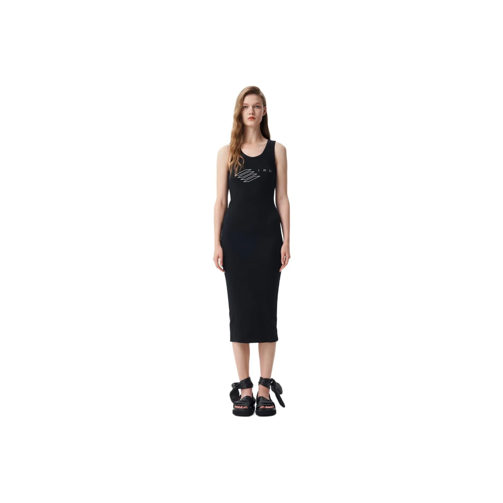 Iro Logo print Fitted Dress