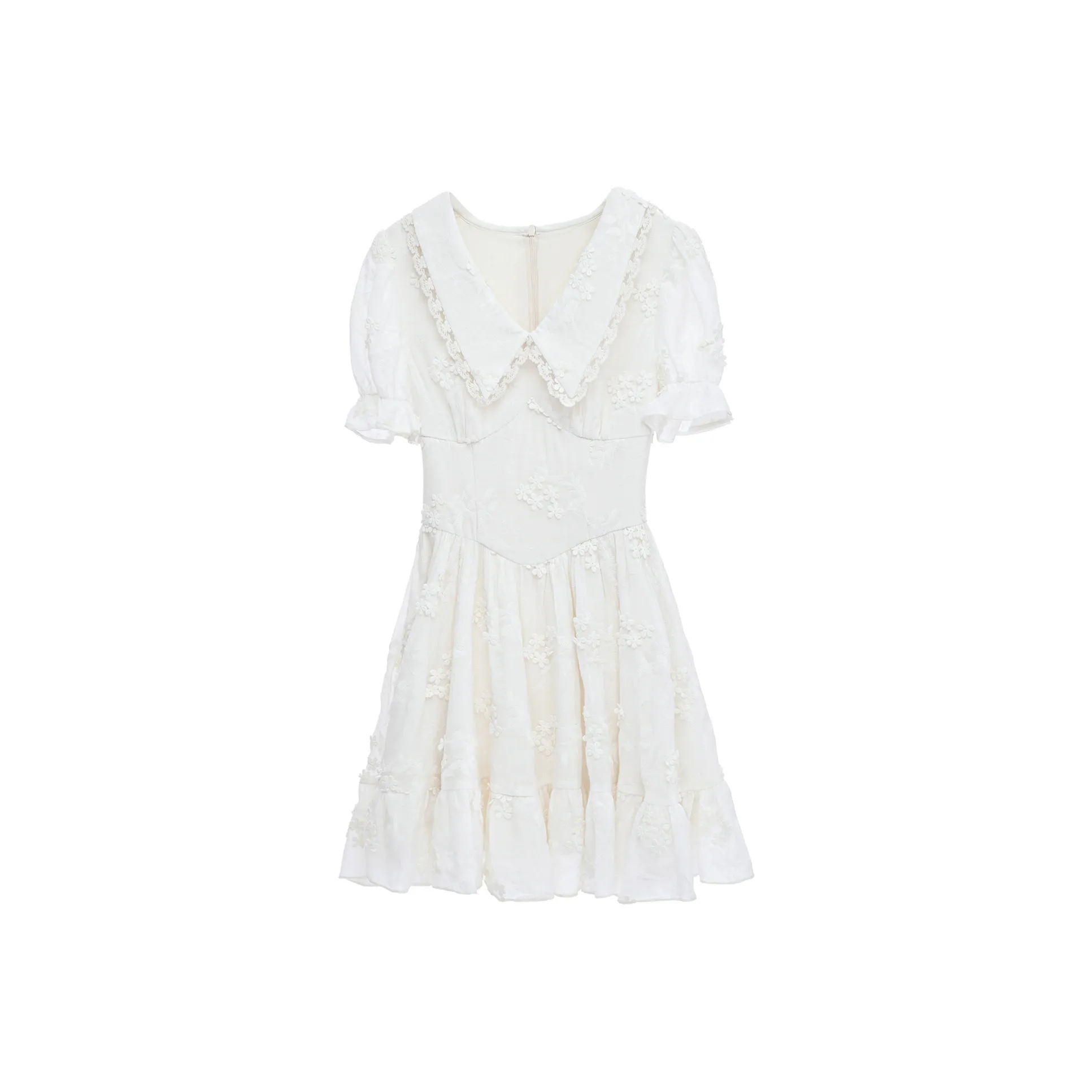 Blovelan Короткий рукав Платье Женское Абрикосовое