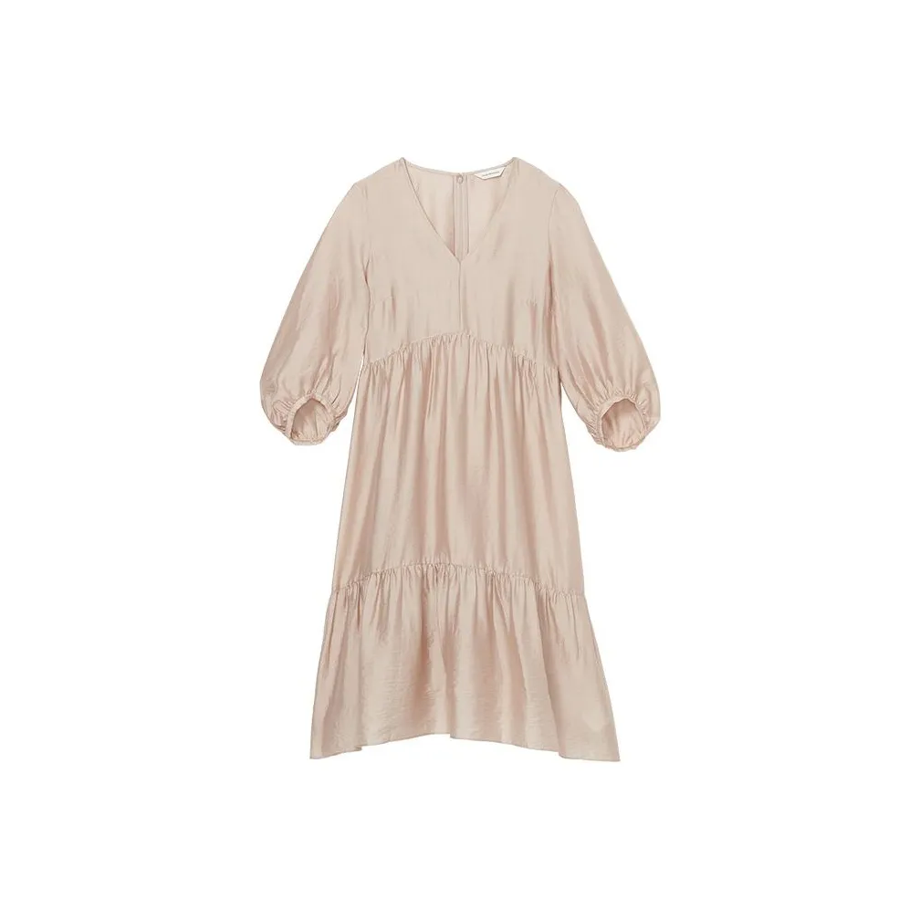 CLUB MONACO Short-Sleeved Dresses Women's Champagne