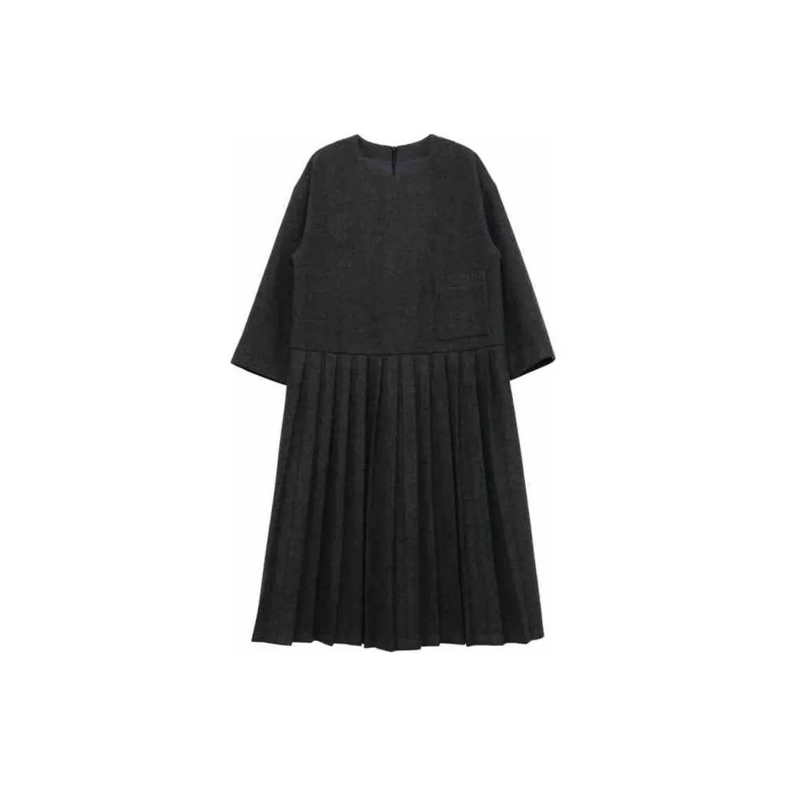 Boutique By Babymoon Long Sleeved Dress Women's Dark Gray