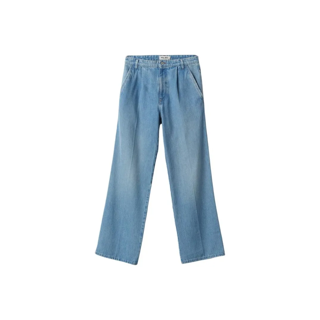 MIU MIU FW23 Jeans Women's Blue