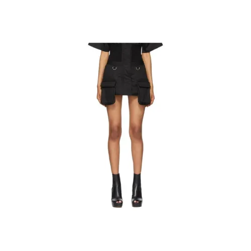 Hood By Air Черные Женские Повседневные Короткие Юбки