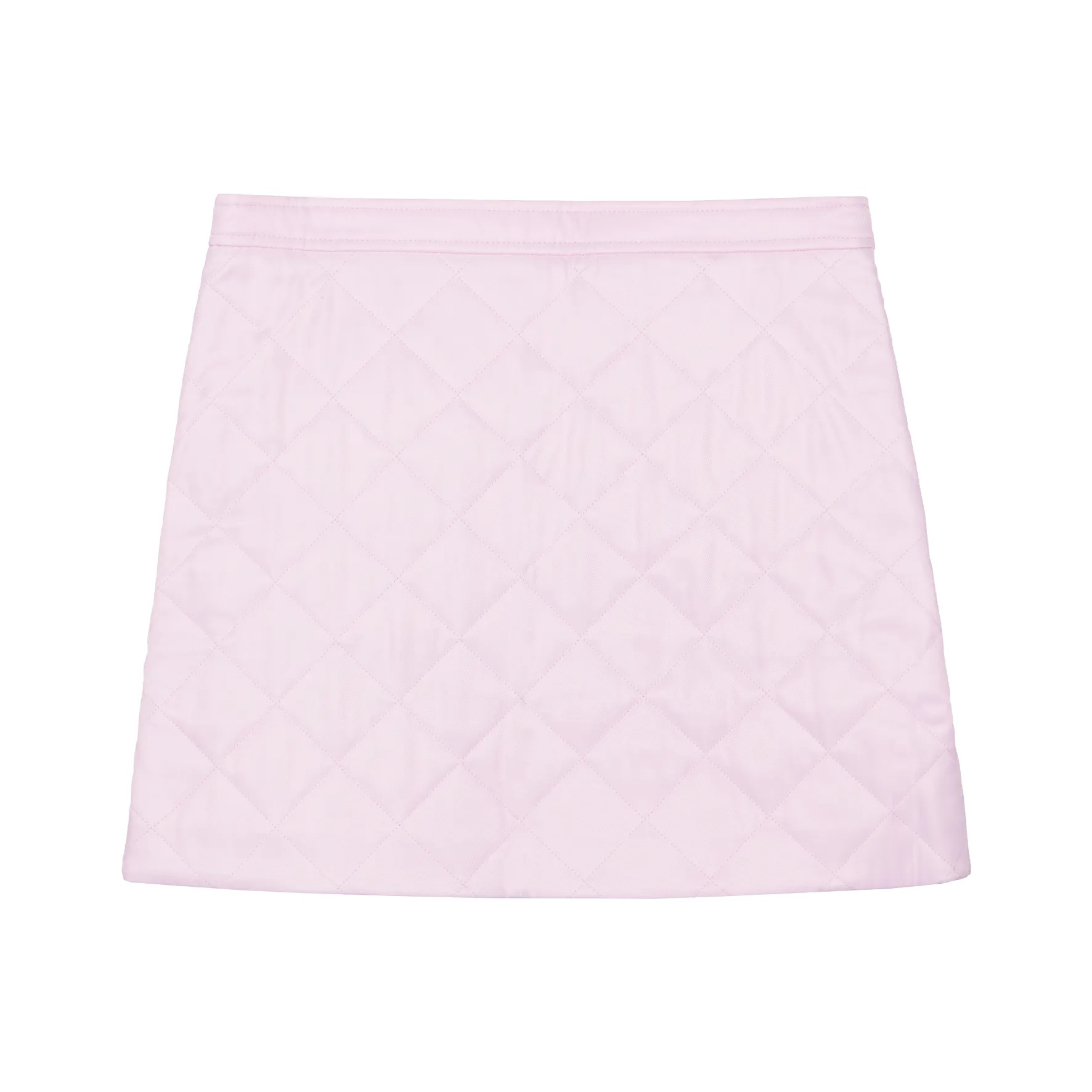 Burberry Diamond Quilted Mini Skirt 'Pale Candy Pink'
