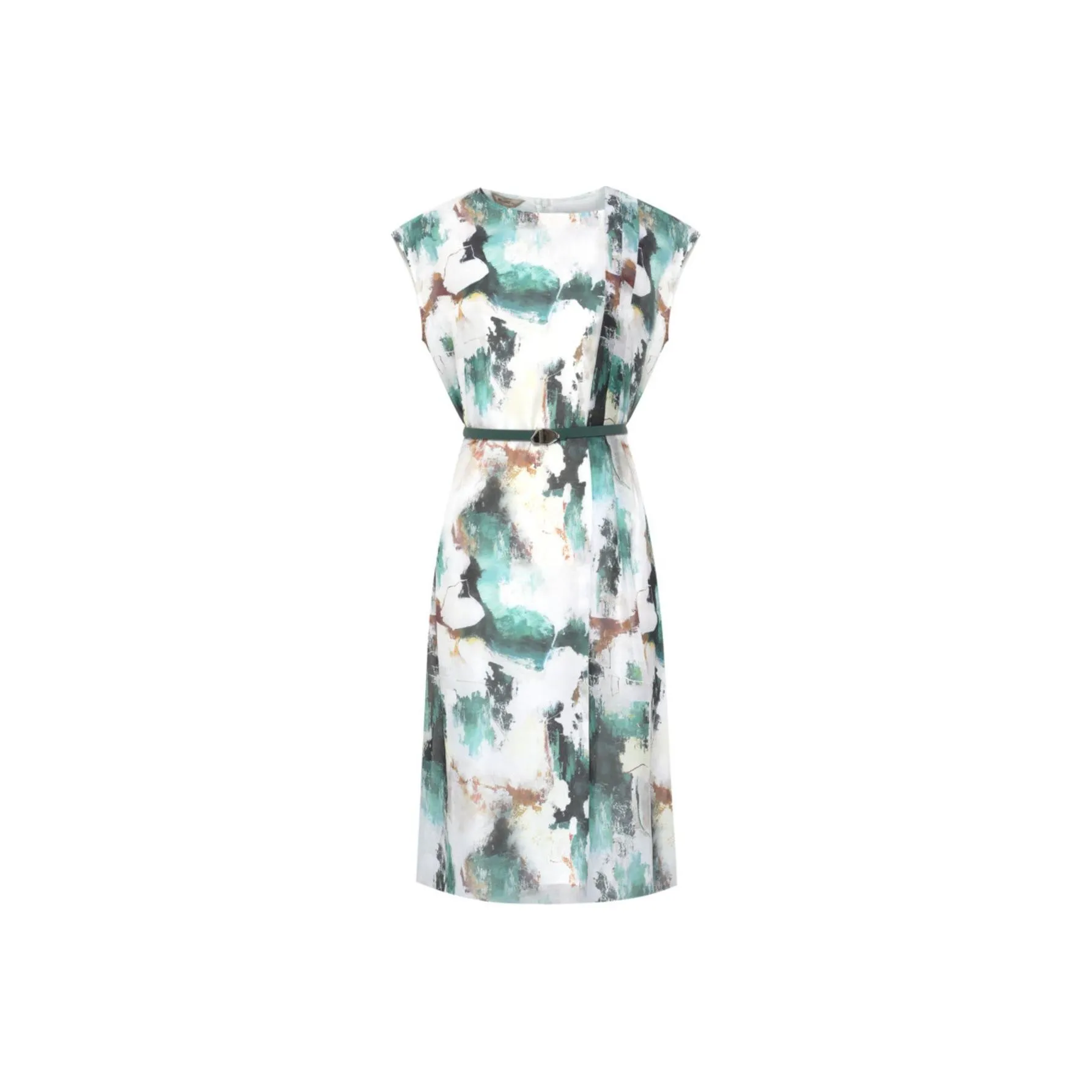 BBLLUUEE SS24 Short Sleeved Dress Women's Turquoise