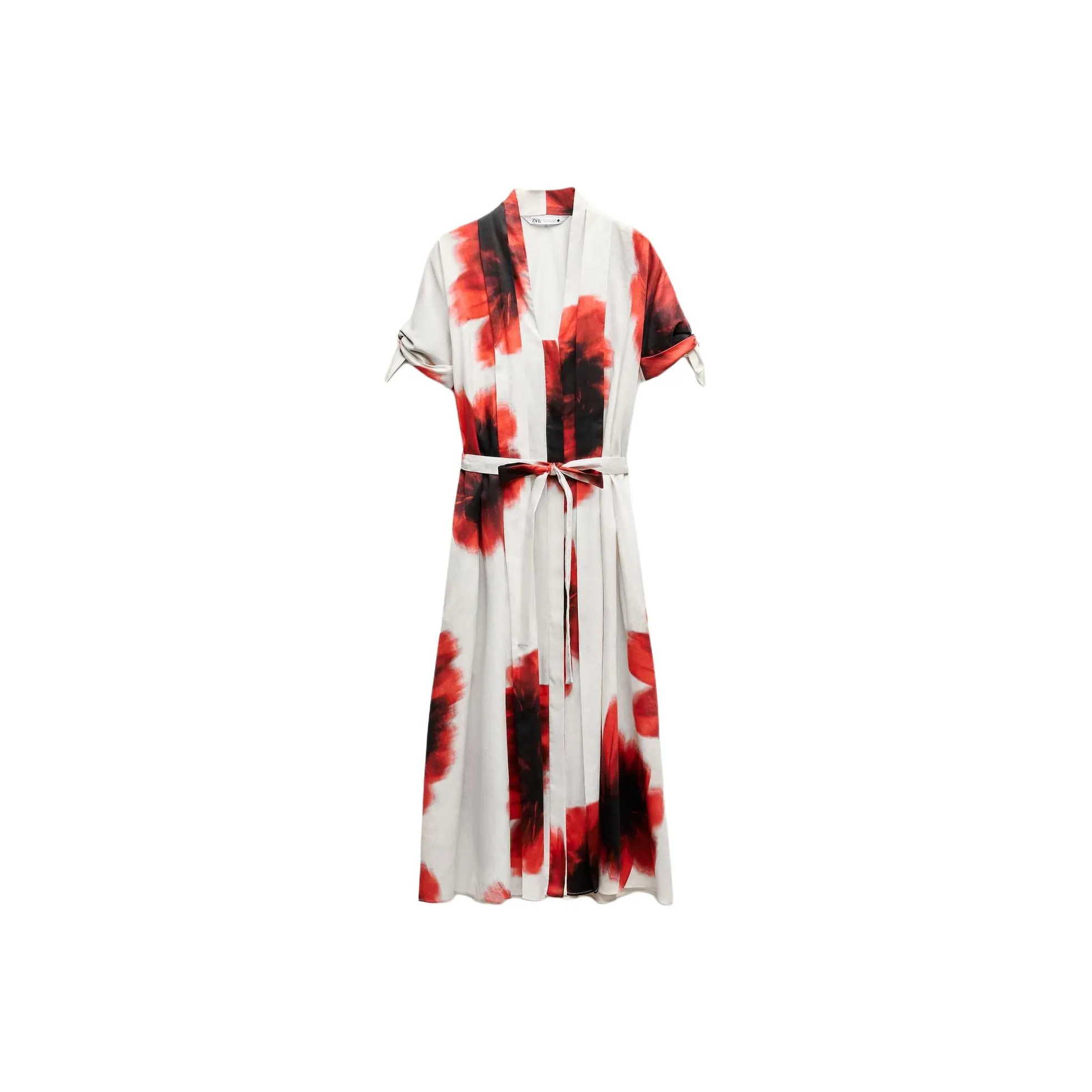 ZARA Short Sleeved Dresses Women's Multicolor