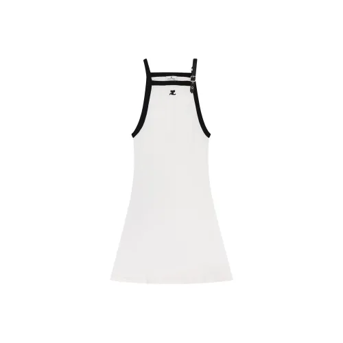 COURREGES Классический белый Женские Слиплатья
