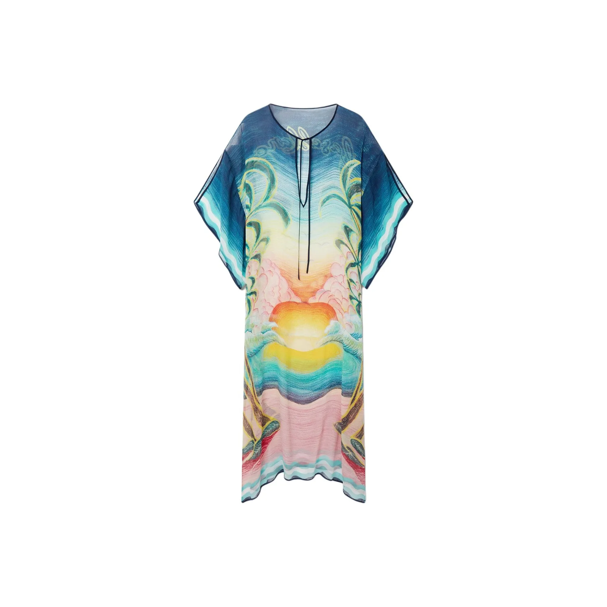 CASABLANCA Short Sleeved Dress Women's Multicolor