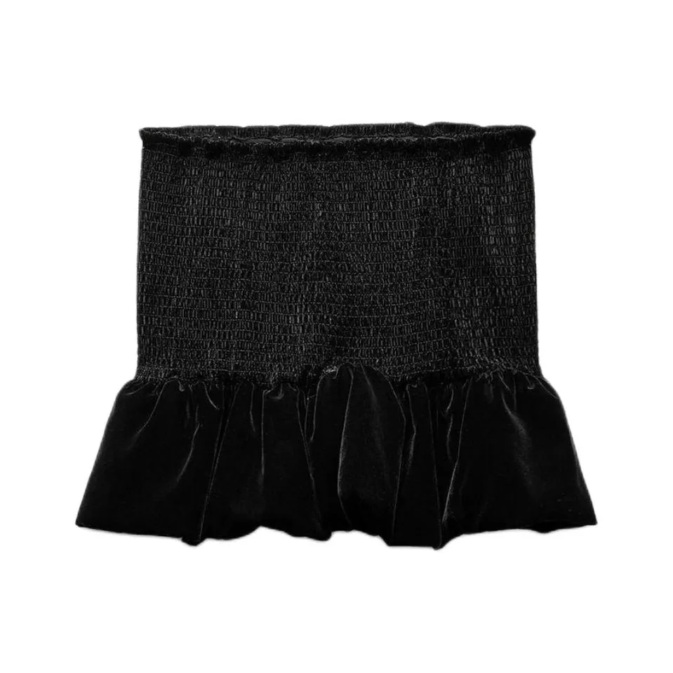 ZARA Повседневные шорты женские черные