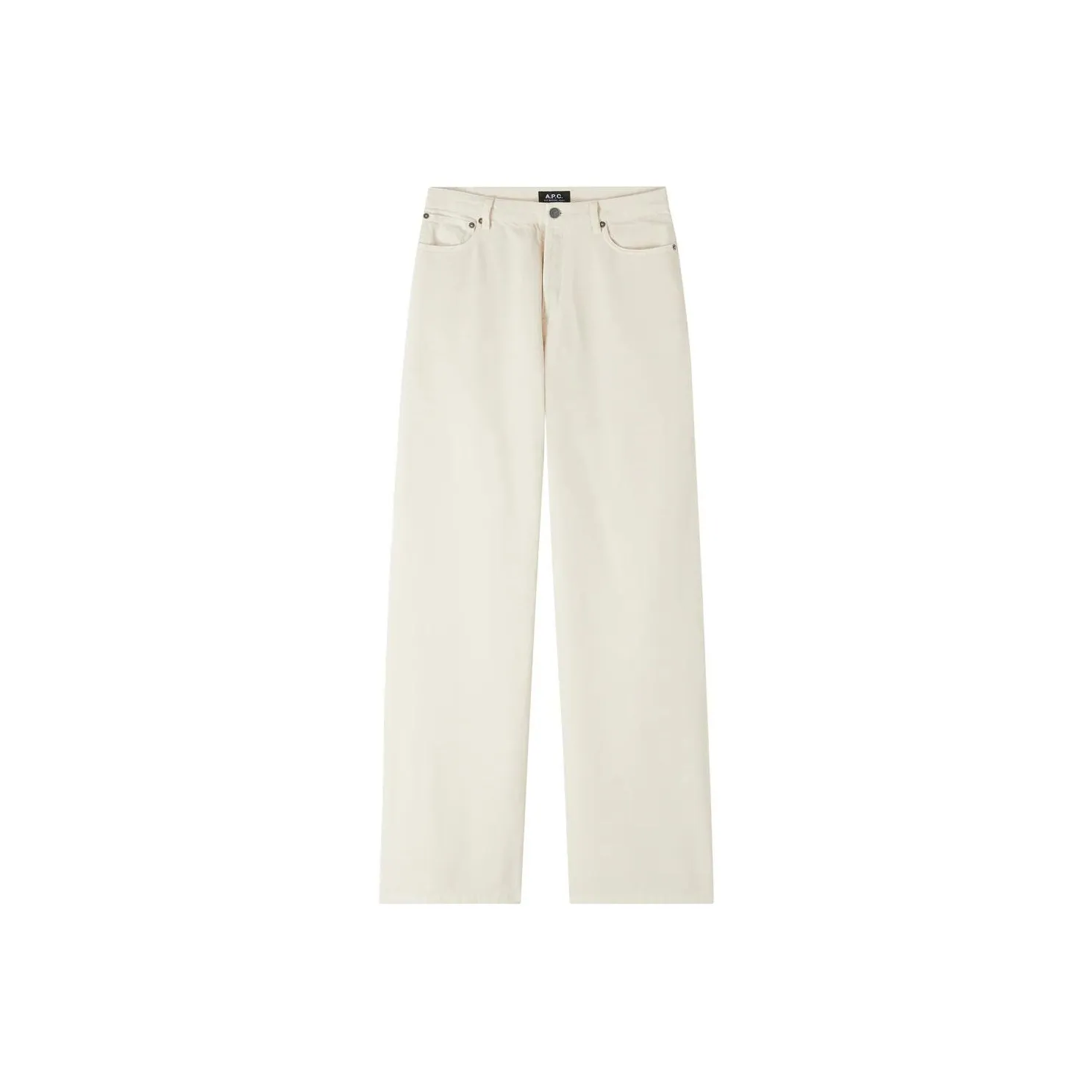 A.P.C Elisabeth Button Detailed Wide Leg Jeans