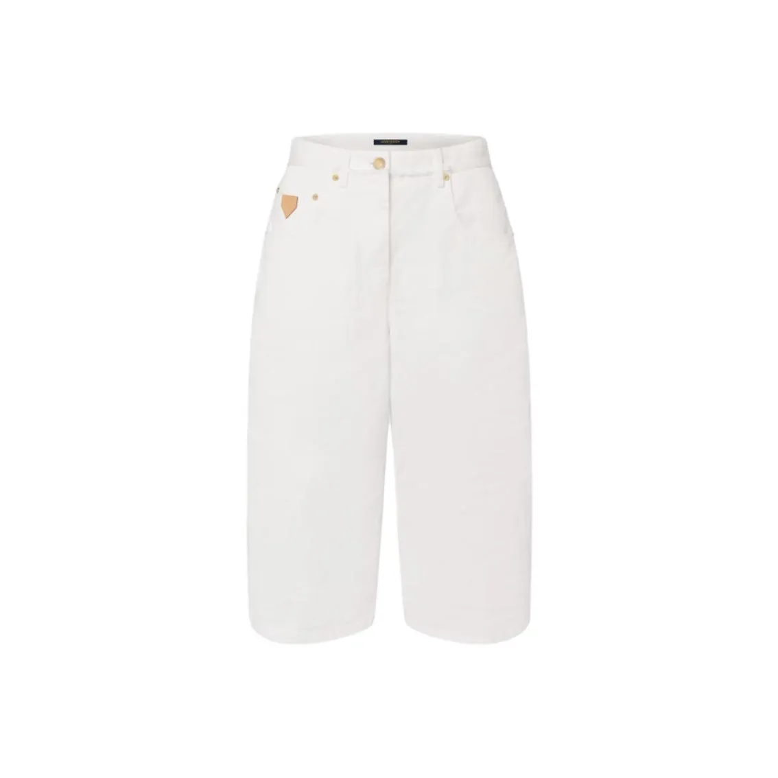 Lv Frayed Seam Bermuda Shorts