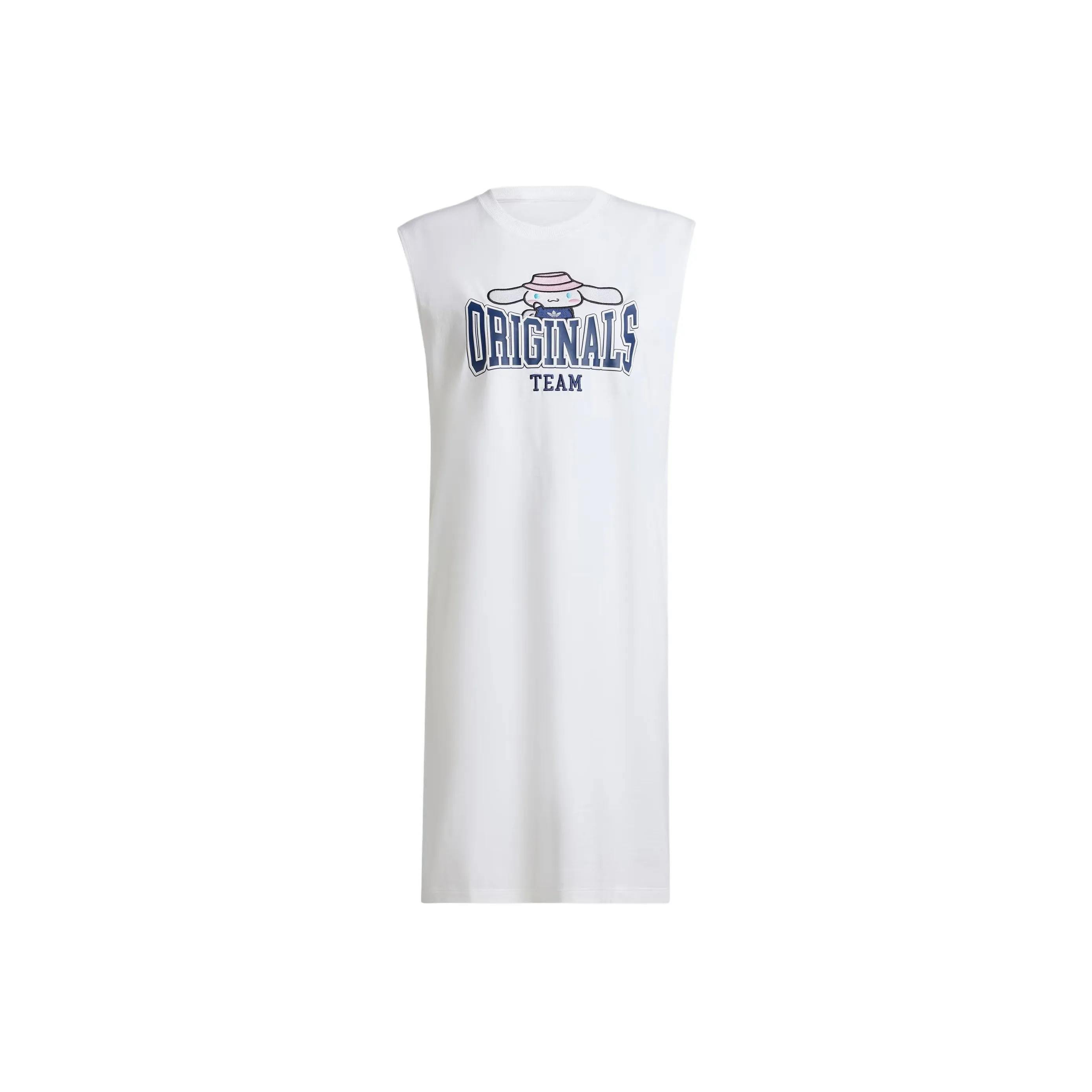 Adidas Originals Hello Kitty Collaboration Cinnamoroll Tank Dress Sleeveless Dress Women's White