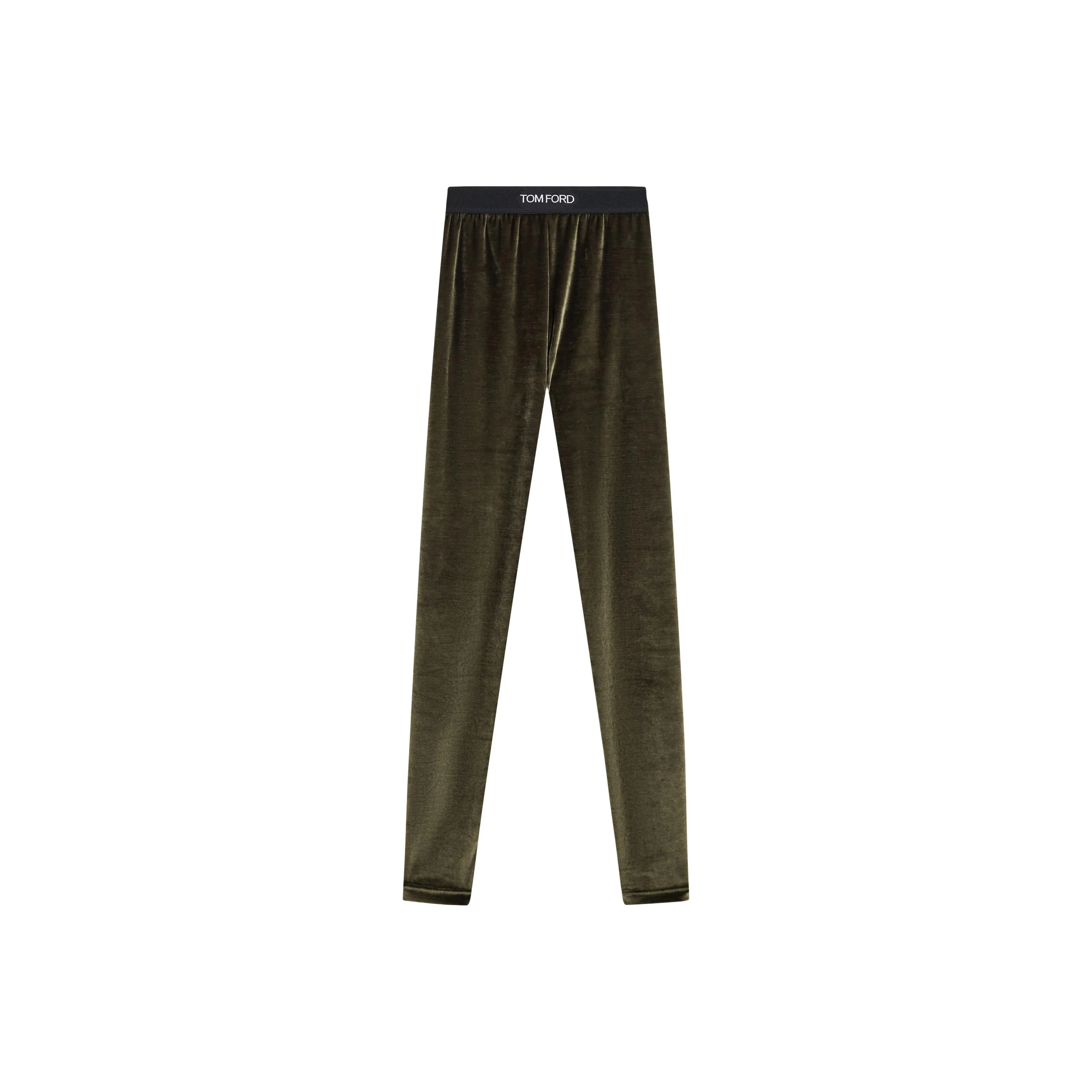 TOM FORD Stretch Lustrous Velour Signature Leggings