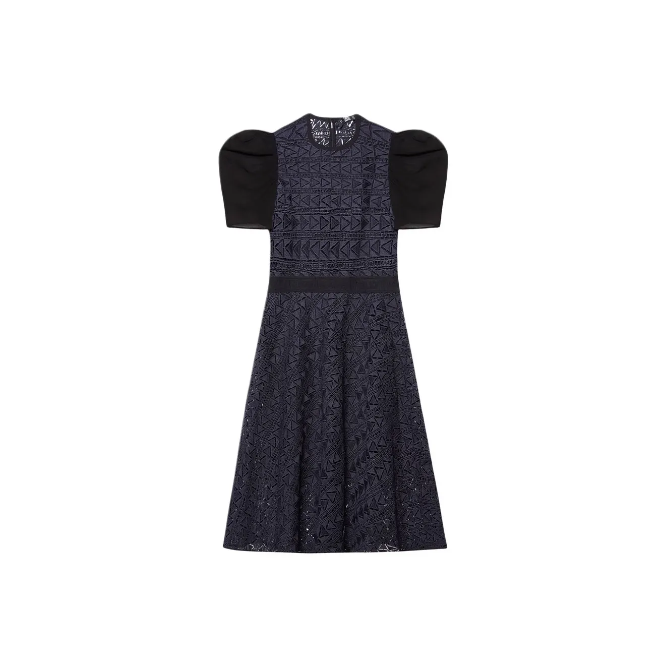 KARL LAGERFELD Короткий рукав Платье Женское Черное Синий