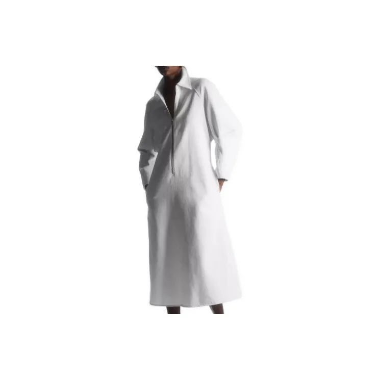 COS Long Sleeved Dresses Women's White