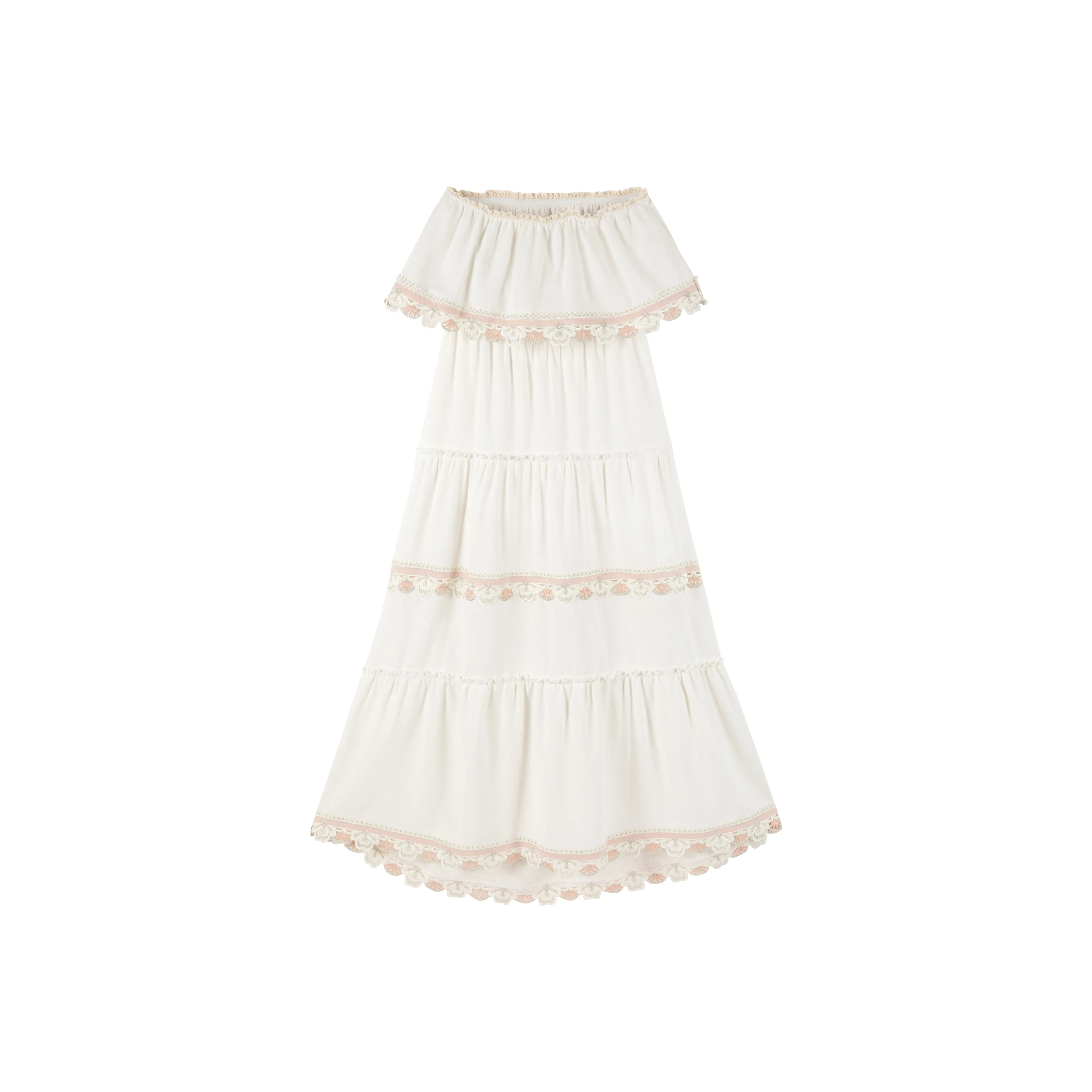 CARIEDO Sleeveless Dress Women's White