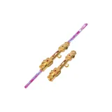 듀얼 헤드 레이저 Sword[골드]와 라이트 및 사운드 효과 - 7가지 색상 전환 가능 (충전 버전)