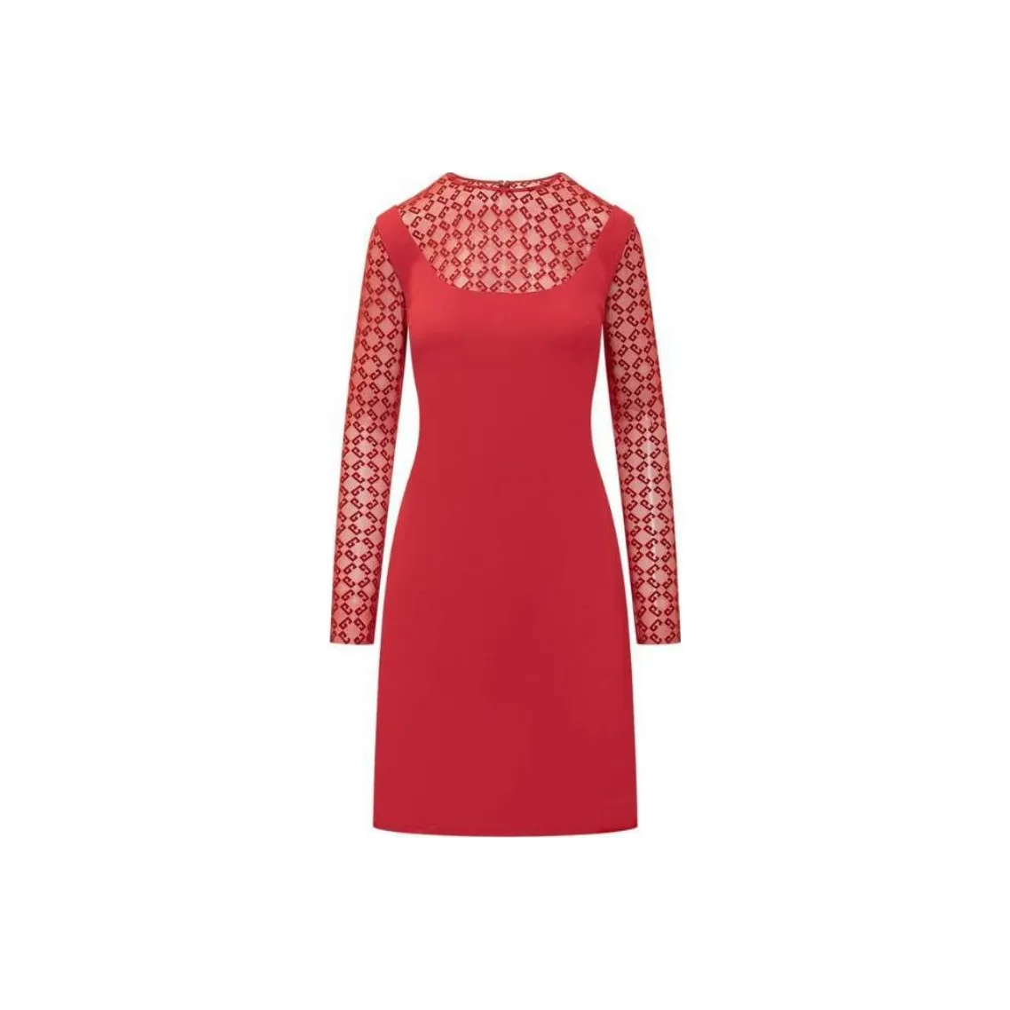 Givenchy Monogrammed Sheer Panelled Dress