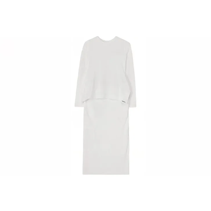 Yohji Yamamoto Long Sleeved Dresses Women's White